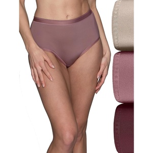 image:imageVanity Fair Womens Comfort Where It Counts No Ride Up PantiesBrief  3 Pack  Premium PlumFlushed Fig Cashmere