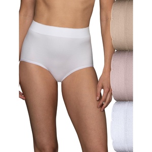 image:imageVanity Fair Womens No Pinch No Show Seamless UnderwearBrief  3 Pack  QuartzWhiteNeutral