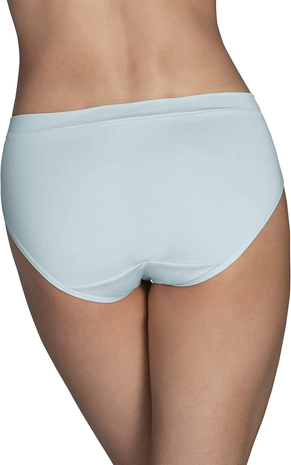 image:imageVanity Fair Womens Beyond Comfort Seamless Waist PantiesBikini Silky Stretch Dusty Mauve
