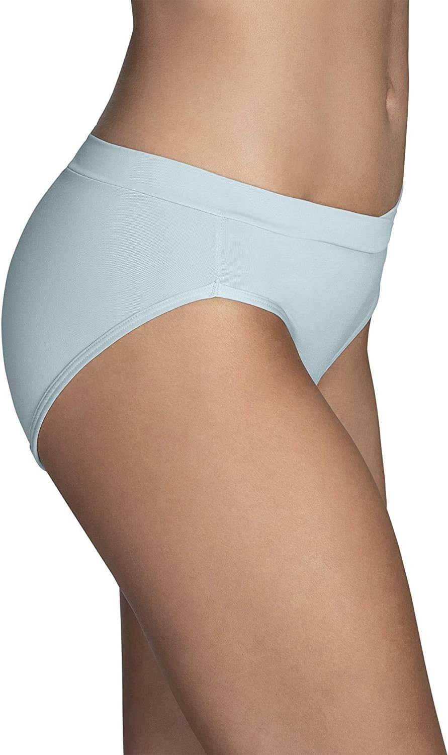 image:imageVanity Fair Womens Beyond Comfort Seamless Waist PantiesBikini Silky Stretch Dusty Mauve