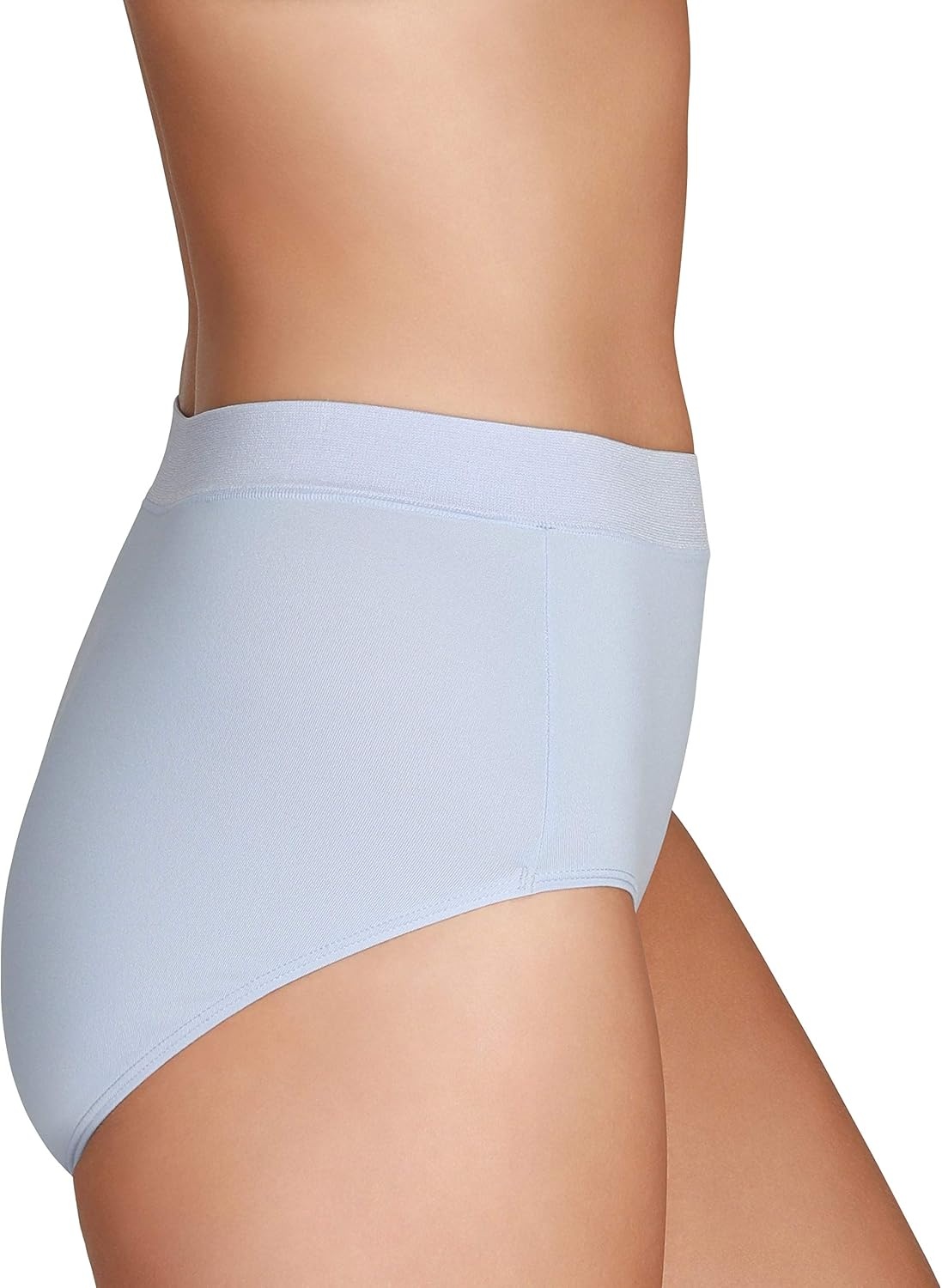 image:imageVanity Fair Womens Beyond Comfort Seamless Waist PantiesBrief Seamless Waist Blue Whisper