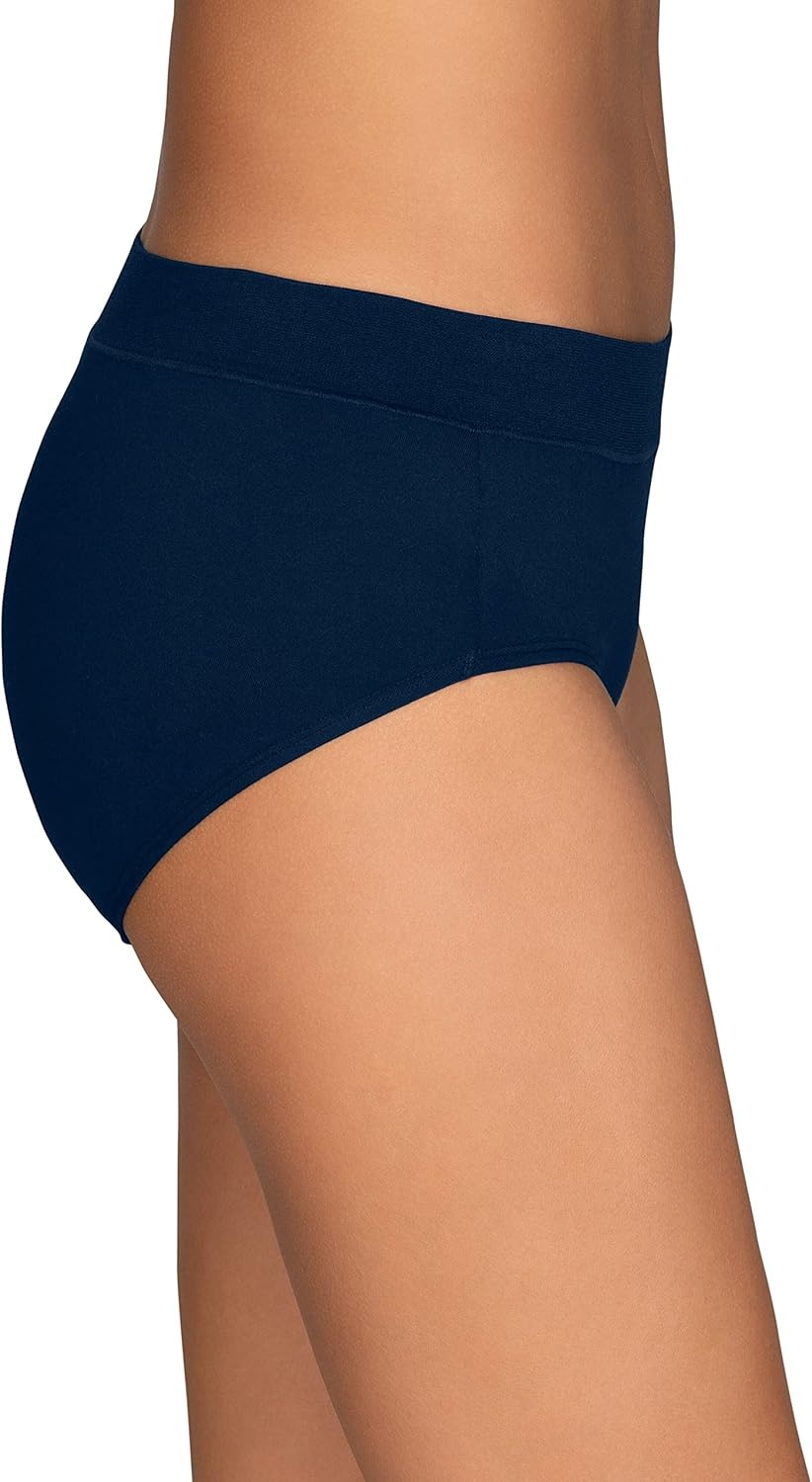 image:imageVanity Fair Womens Beyond Comfort Seamless Waist PantiesHipster Seamless Waist Navy
