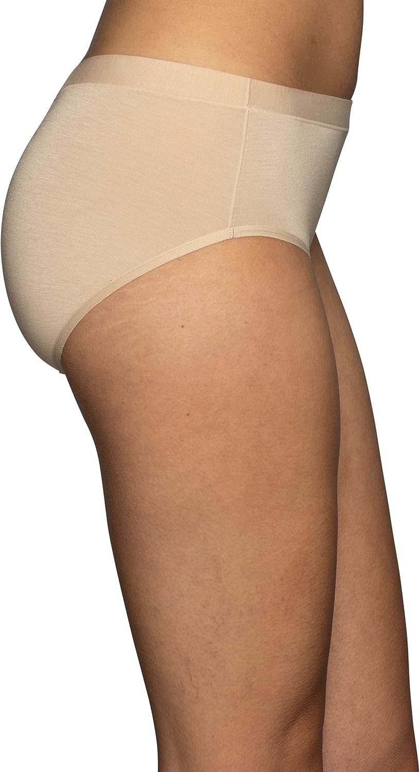 image:imageVanity Fair Womens Beyond Comfort Seamless Waist PantiesModal Neutral