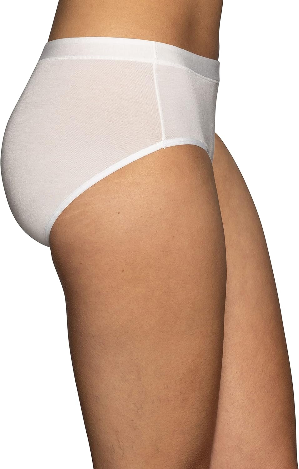 image:imageVanity Fair Womens Beyond Comfort Seamless Waist PantiesModal White