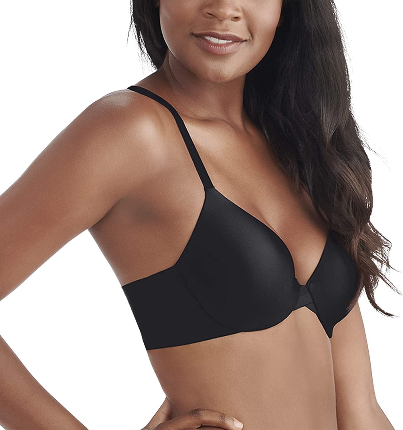 image:imageVanity Fair Womens Exquisitely You Lift Full Figure Underwire Bra 76093Midnight Black