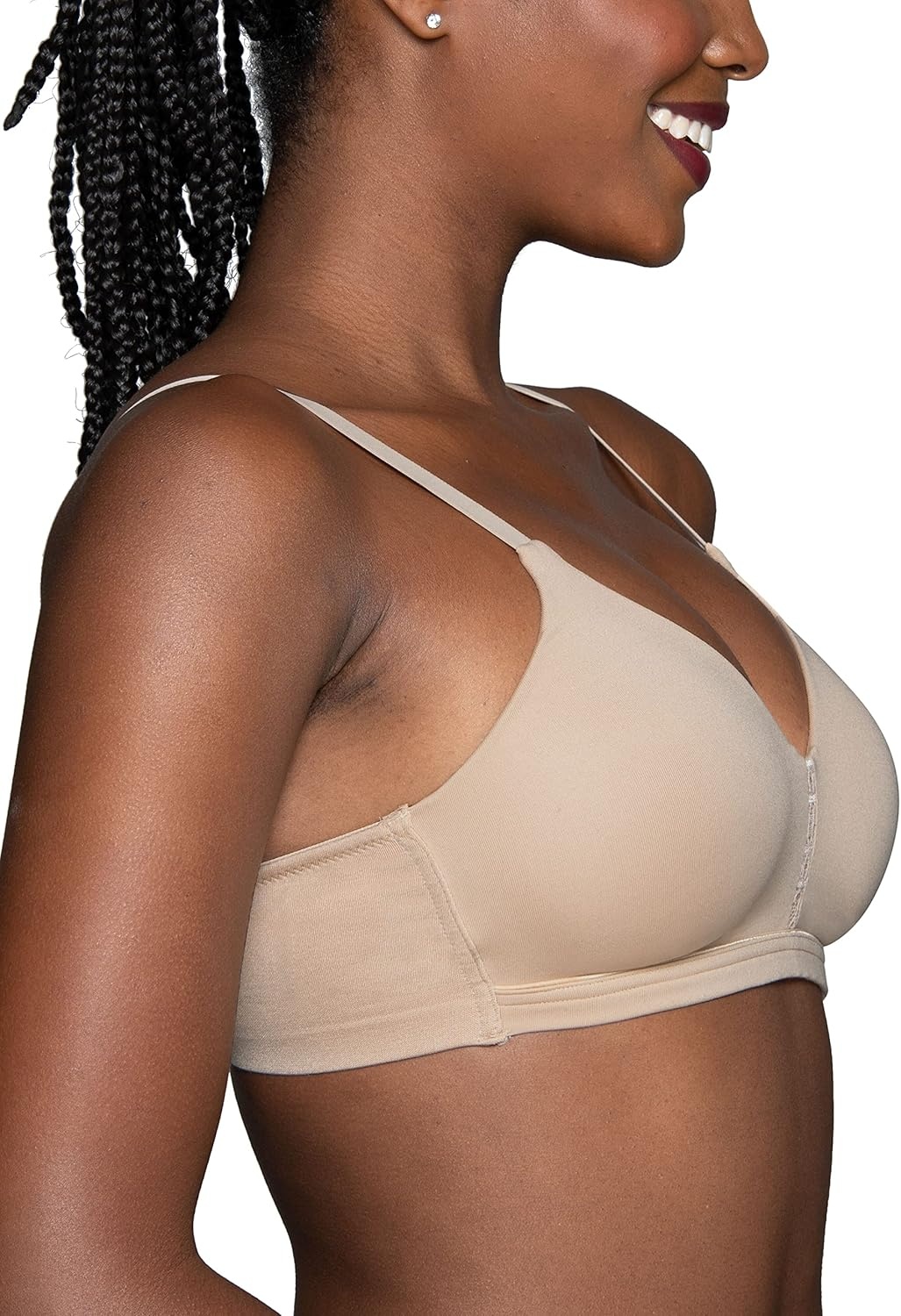 image:imageVanity Fair Womens Wireless Beyond Comfort Bra with Seamless Back 34B44DDAverage Figure Neutral