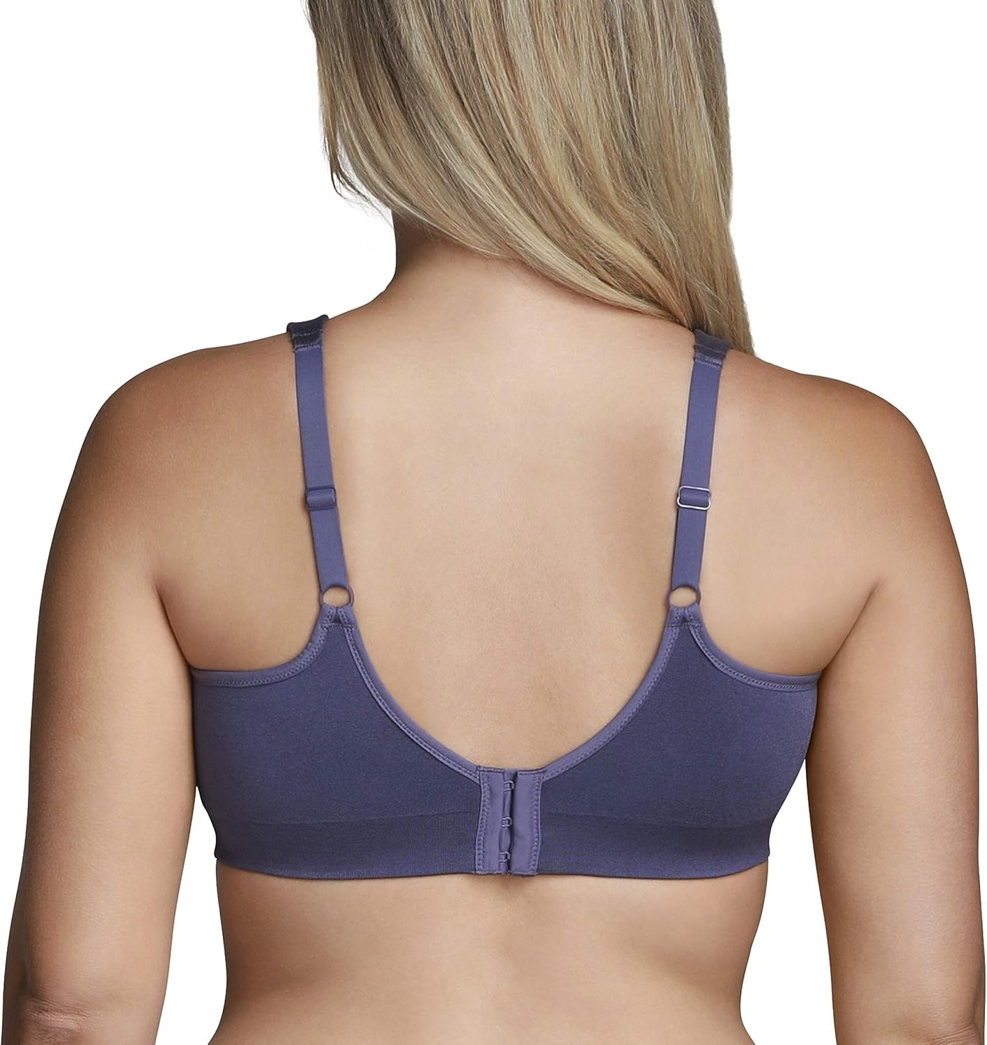 image:imageVanity Fair Womens Wireless Beyond Comfort Bra with Seamless Back 34B44DDBlue Charcoal