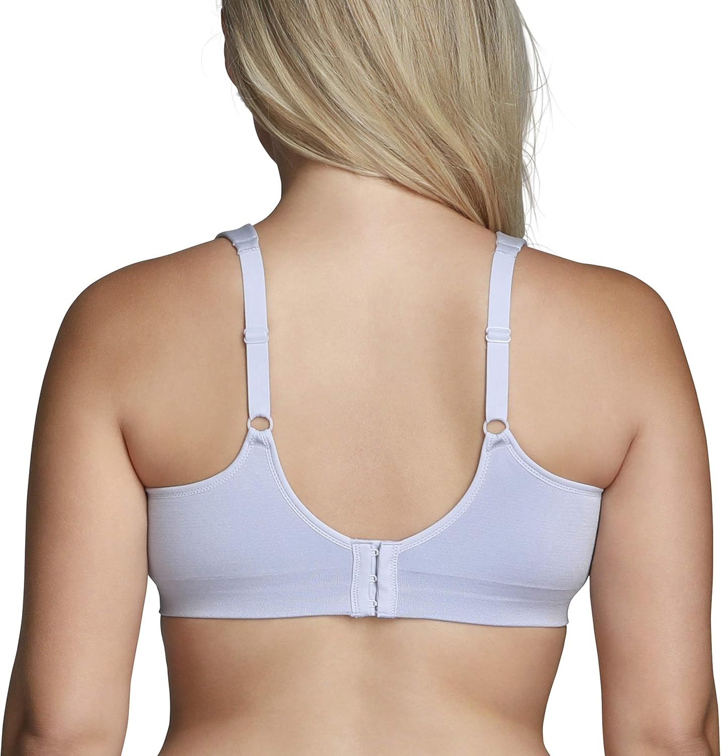 image:imageVanity Fair Womens Wireless Beyond Comfort Bra with Seamless Back 34B44DDBlue Whisper