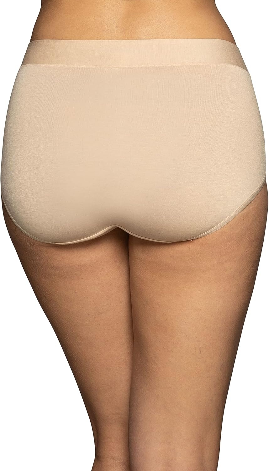 image:imageVanity Fair womens Beyond Comfort Brief PantiesModal Neutral