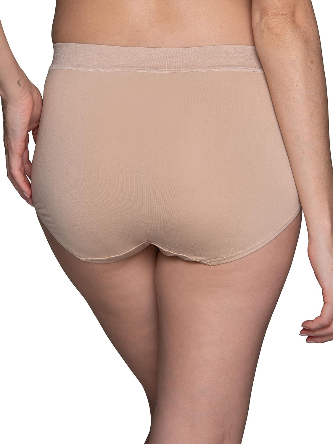 image:imageVanity Fair womens Beyond Comfort Brief PantiesSeamless Waist Neutral
