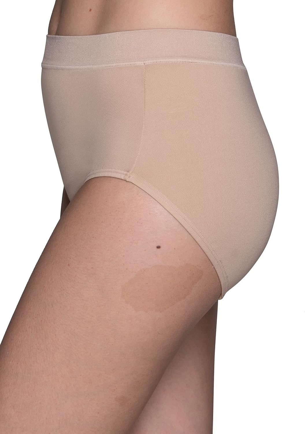 image:imageVanity Fair womens Beyond Comfort Brief PantiesSeamless Waist Neutral