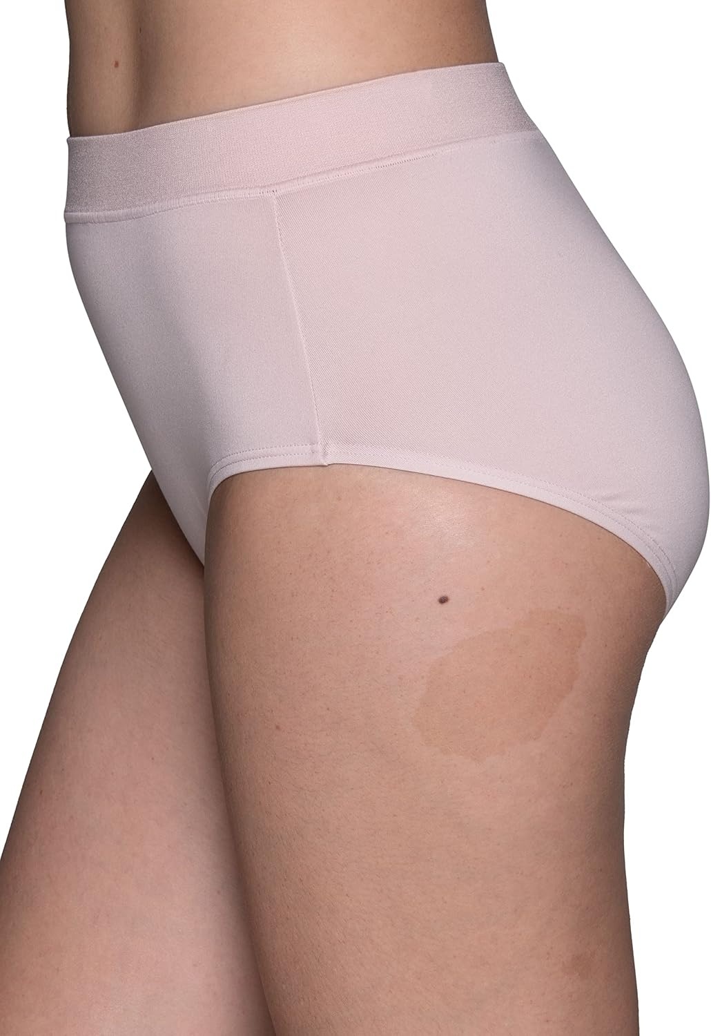image:imageVanity Fair womens Beyond Comfort Brief PantiesSeamless Waist Quartz