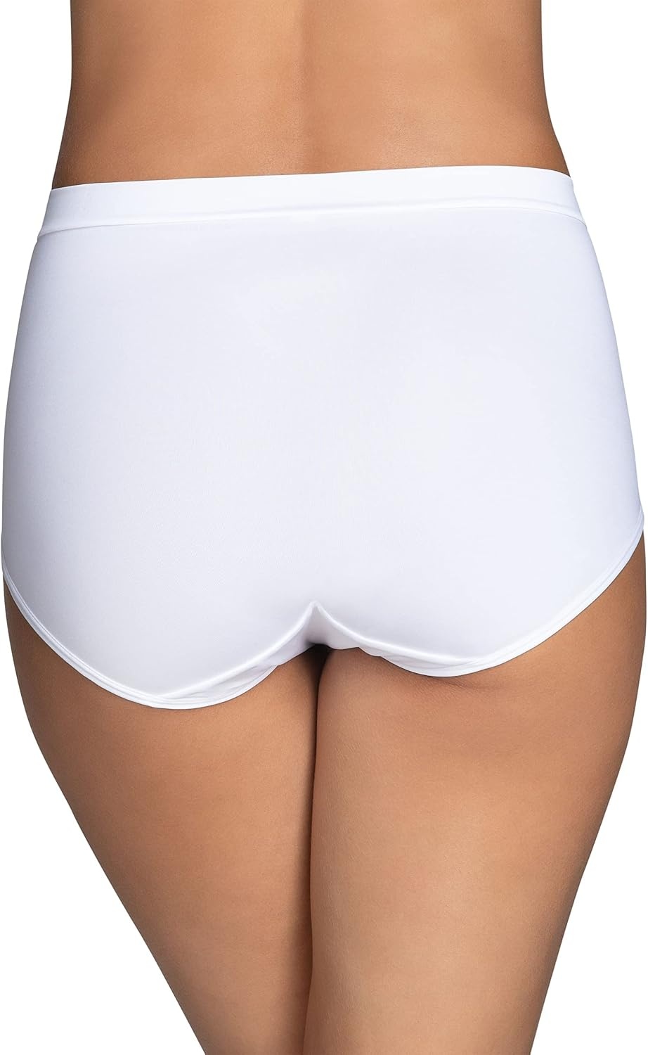 image:imageVanity Fair womens Beyond Comfort Brief PantiesSilky Stretch 3 Pack WhiteQuartzBlack