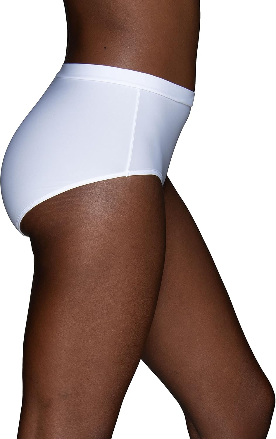image:imageVanity Fair womens Beyond Comfort Brief PantiesSilky Stretch White