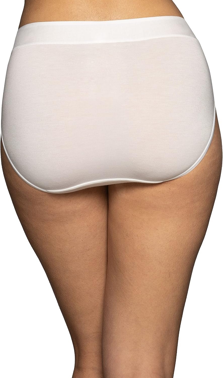 image:imageVanity Fair womens Beyond Comfort Hi Cut PantiesModal White