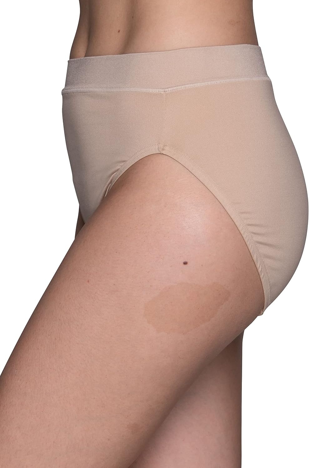 image:imageVanity Fair womens Beyond Comfort Hi Cut PantiesSeamless Waist Neutral