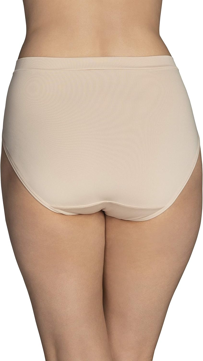 image:imageVanity Fair womens Beyond Comfort Hi Cut PantiesSilky Stretch Neutral
