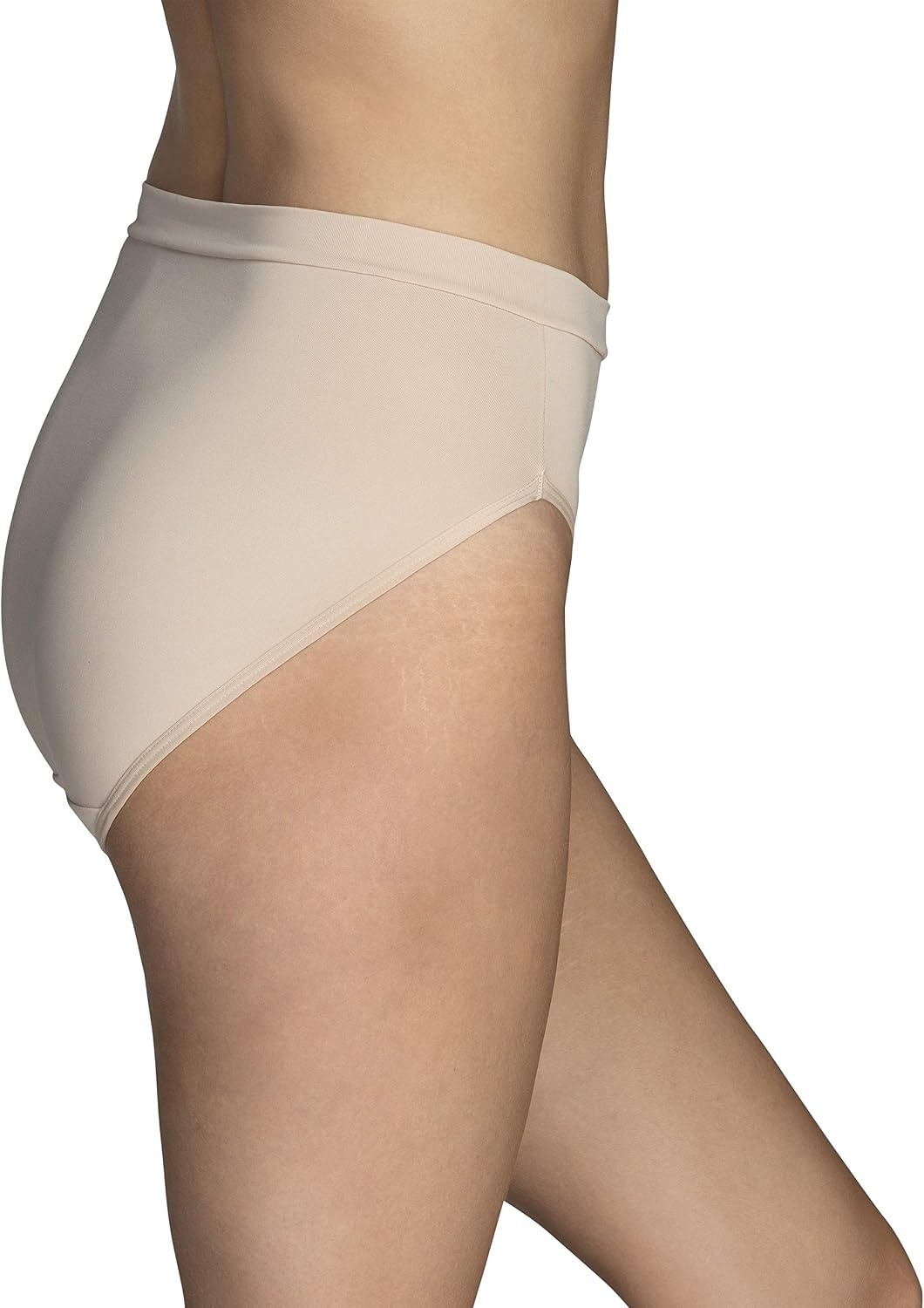 image:imageVanity Fair womens Beyond Comfort Hi Cut PantiesSilky Stretch Neutral