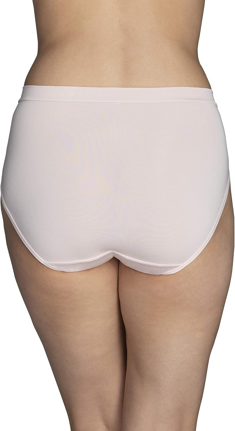 image:imageVanity Fair womens Beyond Comfort Hi Cut PantiesSilky Stretch Quartz