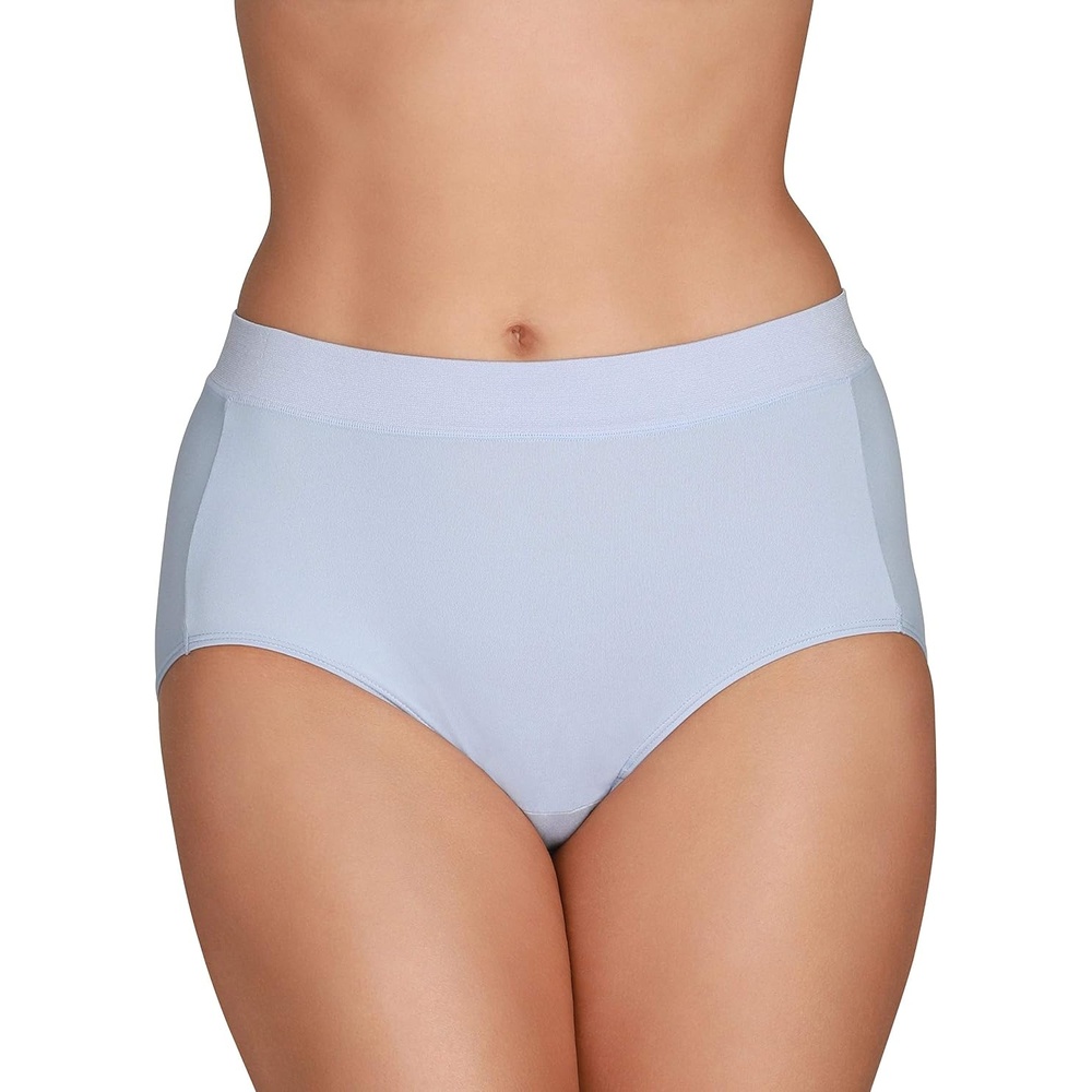 image:imageVanity Fair Womens Beyond Comfort Seamless Waist PantiesBrief Seamless Waist Blue Whisper