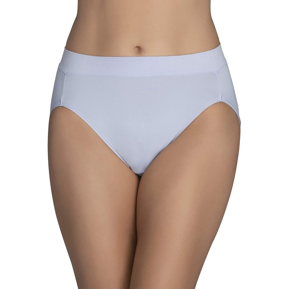 image:imageVanity Fair Womens Beyond Comfort Seamless Waist PantiesHi Cut Seamless Waist Blue Whisper