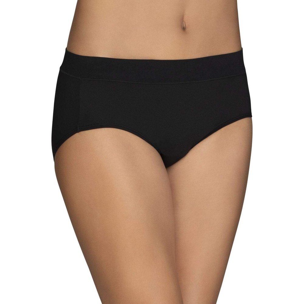 image:imageVanity Fair Womens Beyond Comfort Seamless Waist PantiesMidnight Black