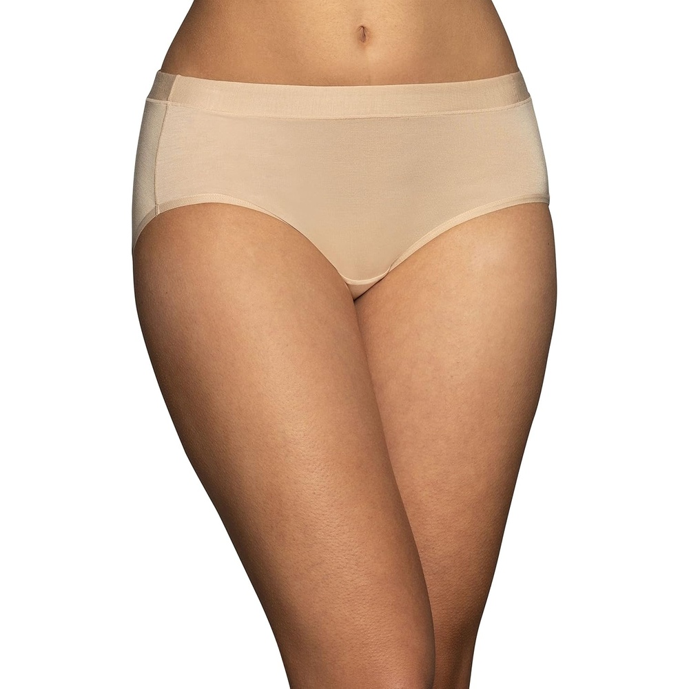 image:imageVanity Fair Womens Beyond Comfort Seamless Waist PantiesModal Neutral