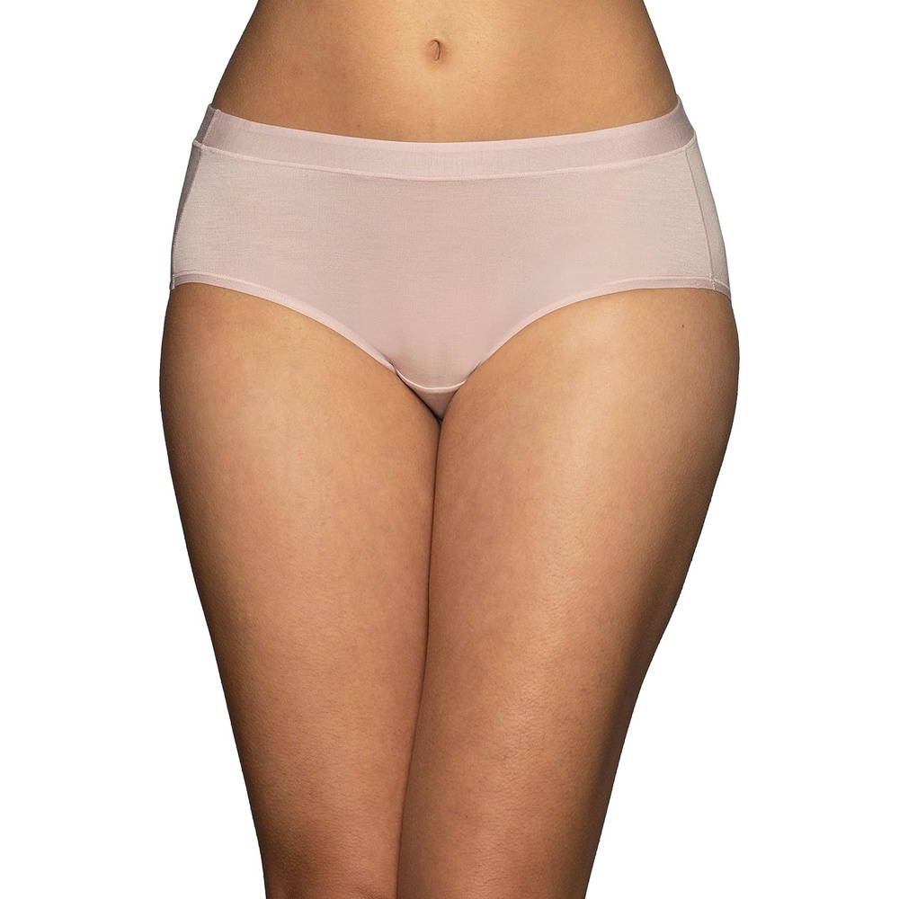 image:imageVanity Fair Womens Beyond Comfort Seamless Waist PantiesModal Rose Mist