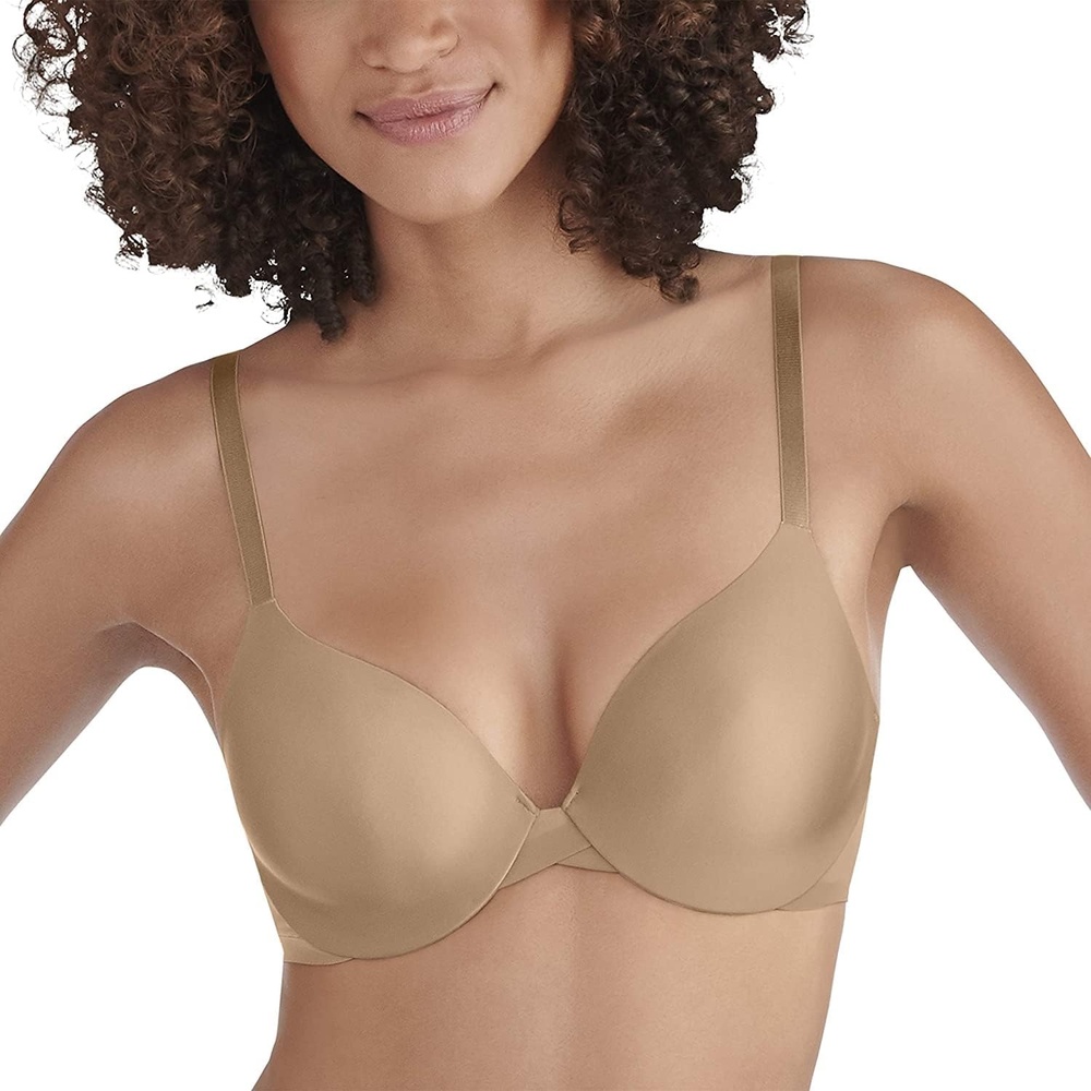 image:imageVanity Fair Womens Exquisitely You Lift Full Figure Underwire Bra 76093Totally Tan