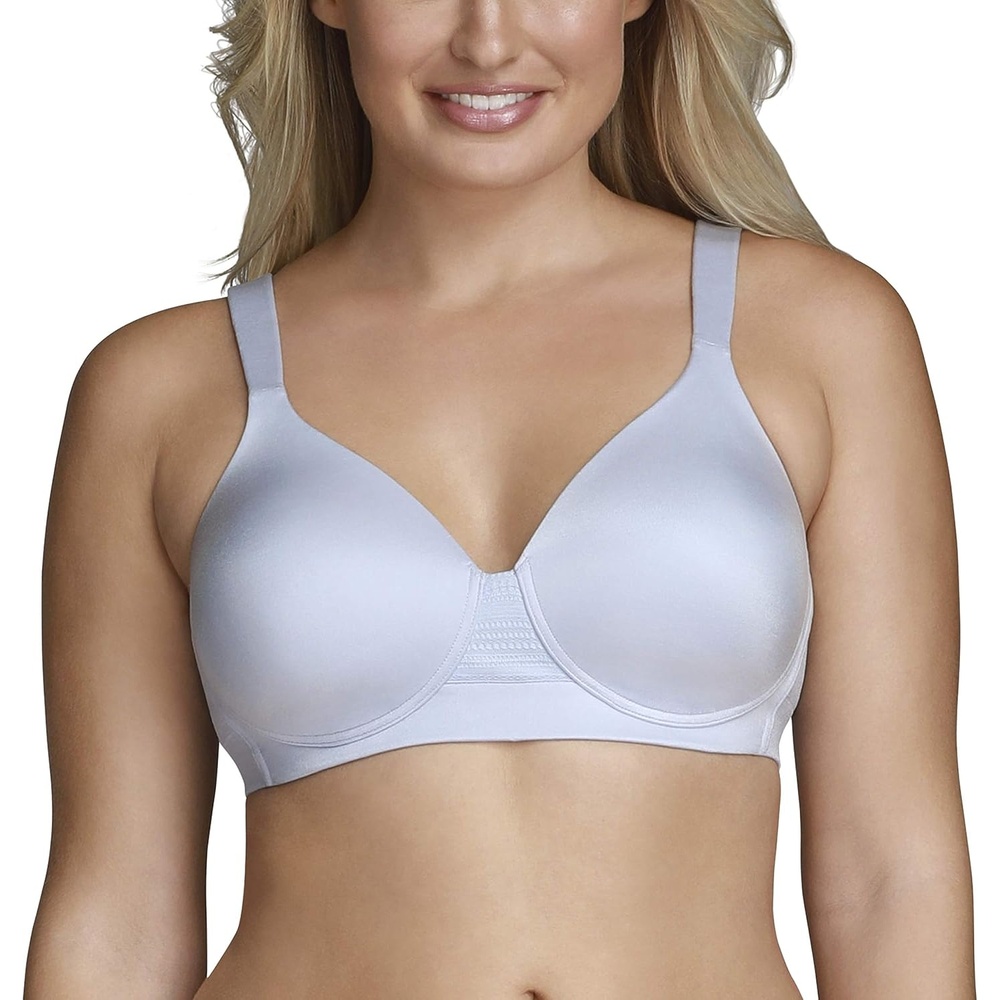 image:imageVanity Fair Womens Wireless Beyond Comfort Bra with Seamless Back 34B44DDBlue Whisper
