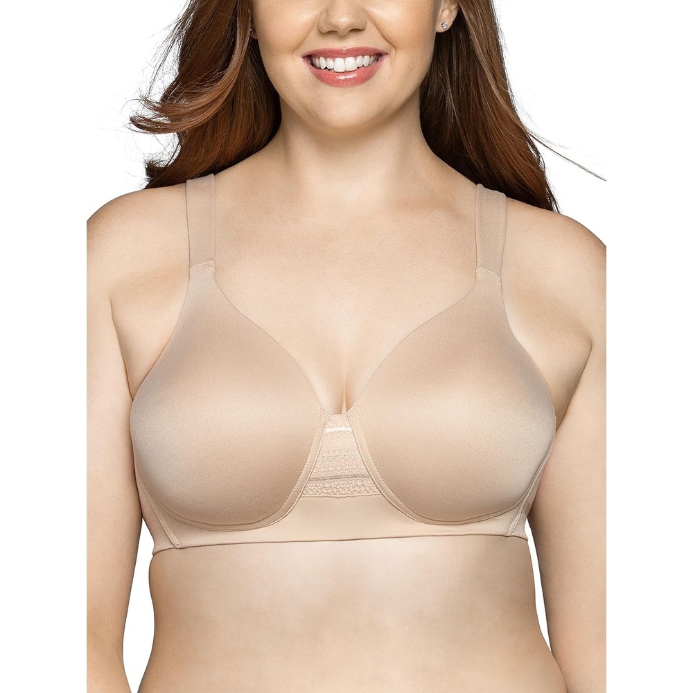 image:imageVanity Fair Womens Wireless Beyond Comfort Bra with Seamless Back 34B44DDNeutral
