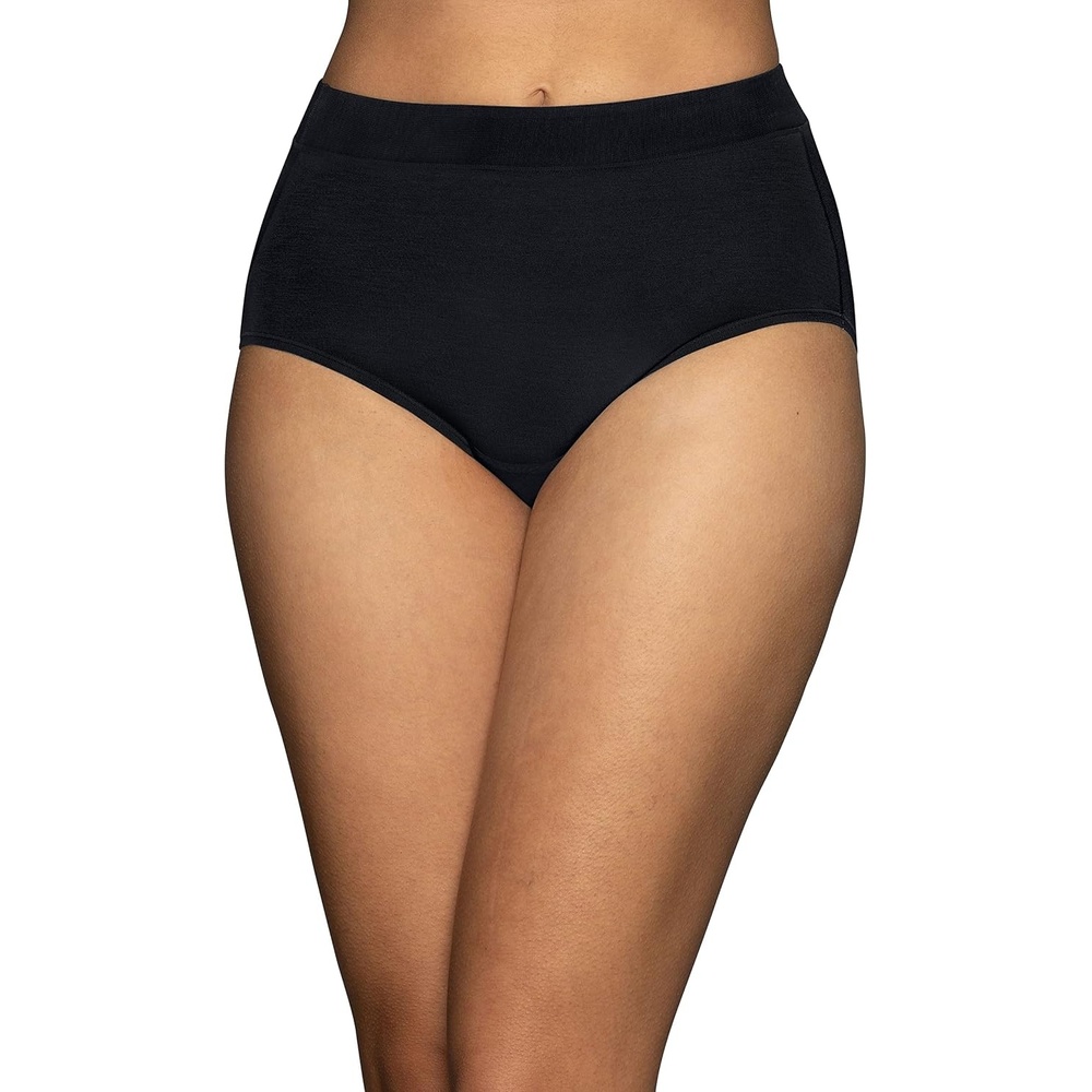 image:imageVanity Fair womens Beyond Comfort Brief PantiesModal Black