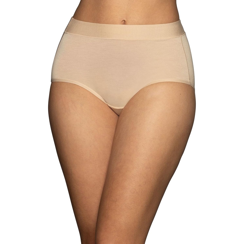 image:imageVanity Fair womens Beyond Comfort Brief PantiesModal Neutral
