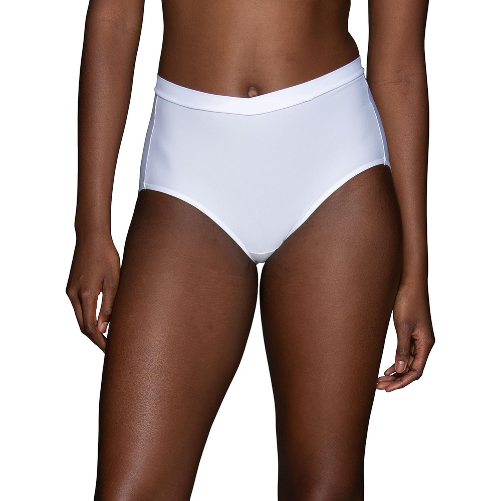 image:imageVanity Fair womens Beyond Comfort Brief PantiesSilky Stretch White
