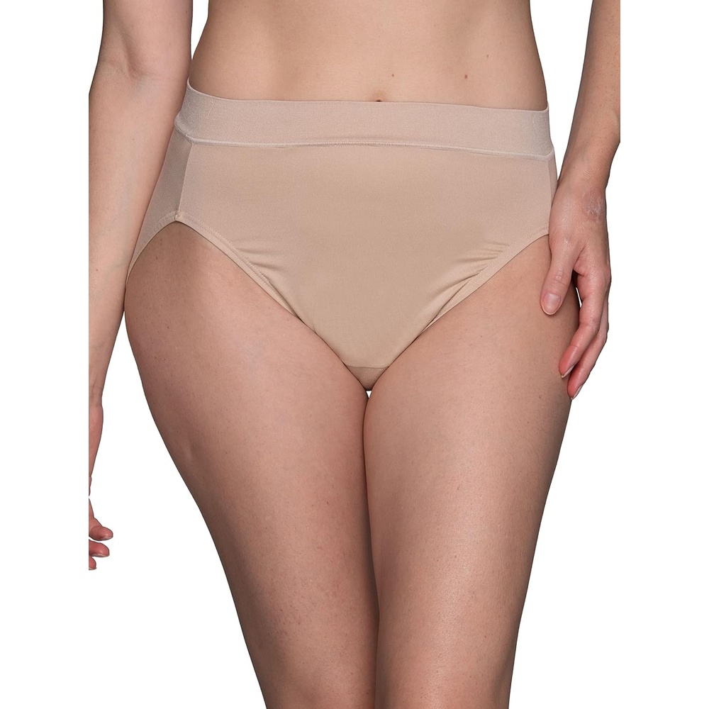 image:imageVanity Fair womens Beyond Comfort Hi Cut PantiesSeamless Waist Neutral
