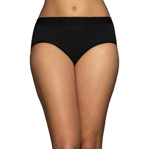 image:imageVanity Fair Womens Beyond Comfort Seamless Waist PantiesModal  Black