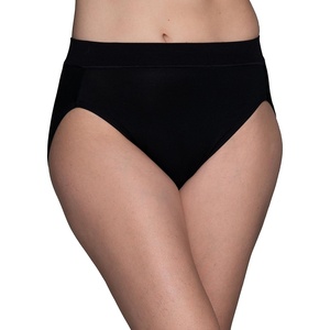 image:imageVanity Fair womens Beyond Comfort Hi Cut PantiesSeamless Waist  Black
