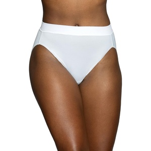 image:imageVanity Fair womens Beyond Comfort Hi Cut PantiesSeamless Waist  White